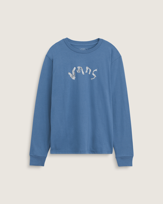 Vans Kids Ideas 66 Long Sleeve T-Shirt in True Navy Blue