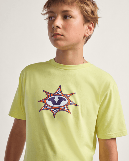 Vans Kids Star Checker T-Shirt in Canary Yellow