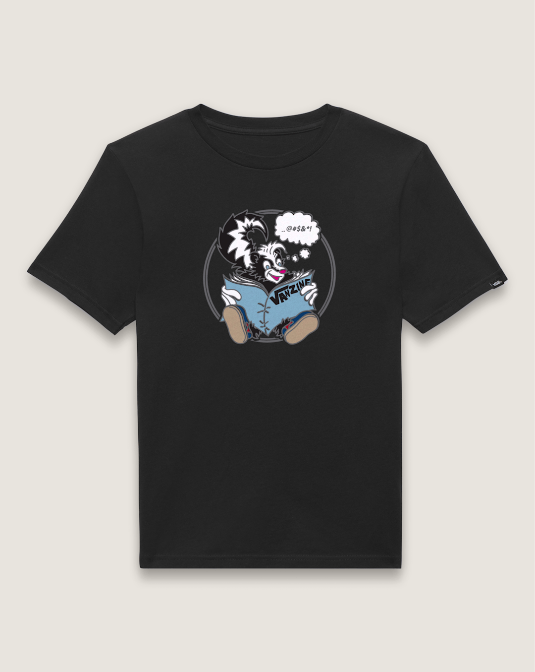 Vans Kids Stinkin Reading T-Shirt in Black