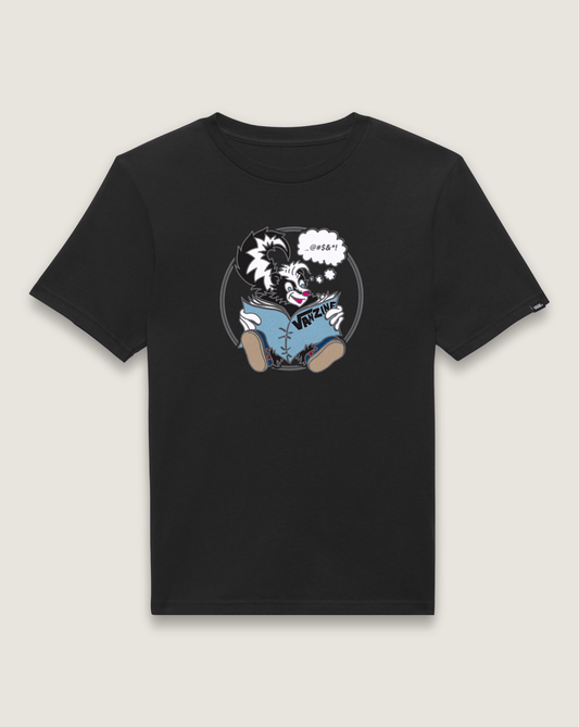 Vans Kids Stinkin Reading T-Shirt in Black