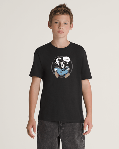 Vans Kids Stinkin Reading T-Shirt in Black