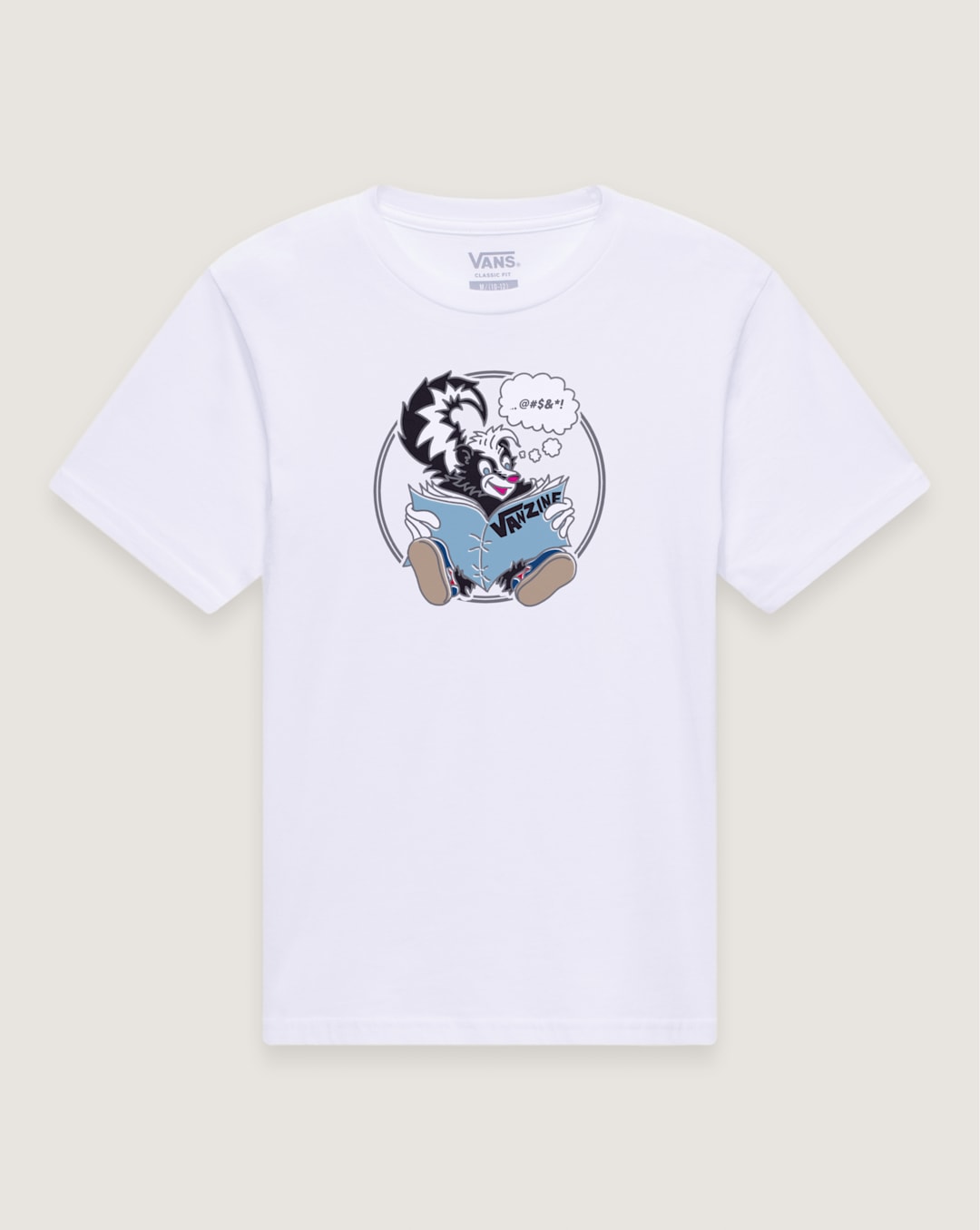 Vans Kids Stinkin Reading T-Shirt in White
