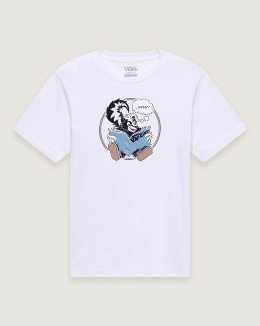 Vans Kids Stinkin Reading T-Shirt in White