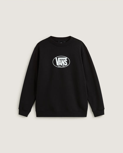 Vans Kids Classic Oval Crew Sweatshirt in Black