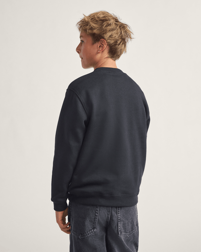Vans Kids Classic Oval Crew Sweatshirt in Black