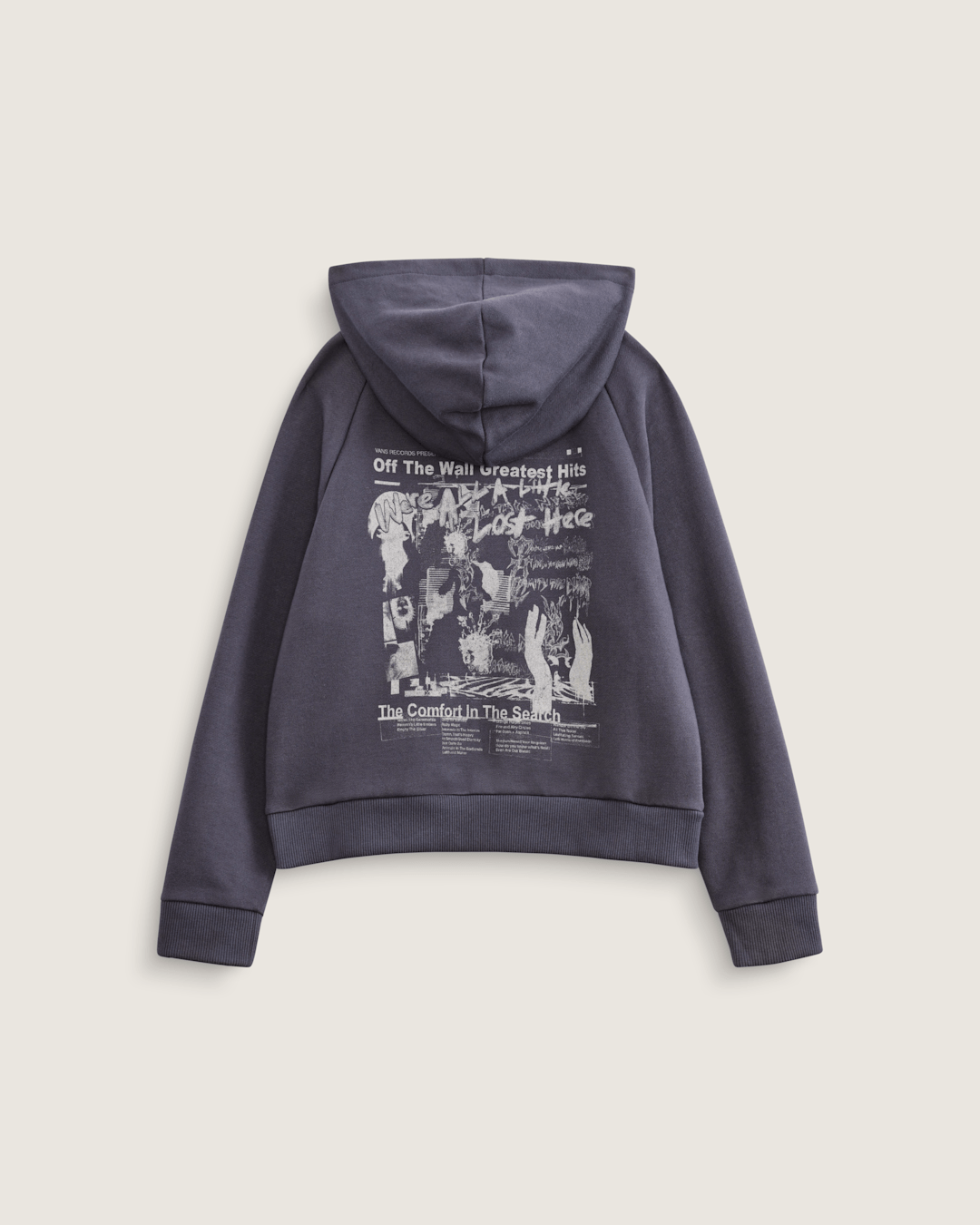 Vans Kids Greatest Hits Zip Hoodie in Asphalt Grey