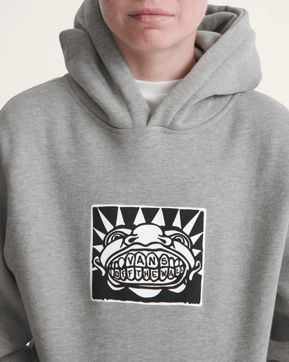 Vans Kids Vans Mouf Pullover Hoodie in Cement Heather Grey