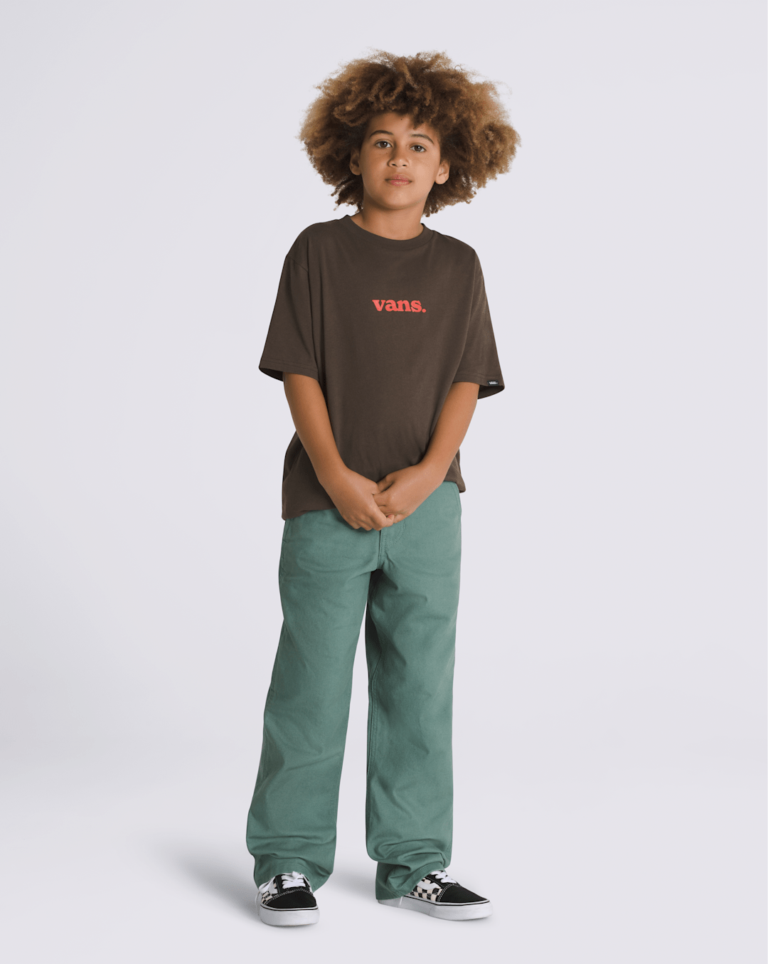 Vans Kids Drill Chore Carpenter Pants in Dark Forest Green