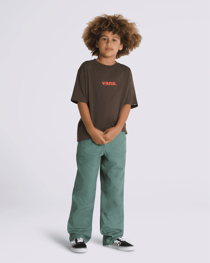 Vans Kids Drill Chore Carpenter Pants in Dark Forest Green