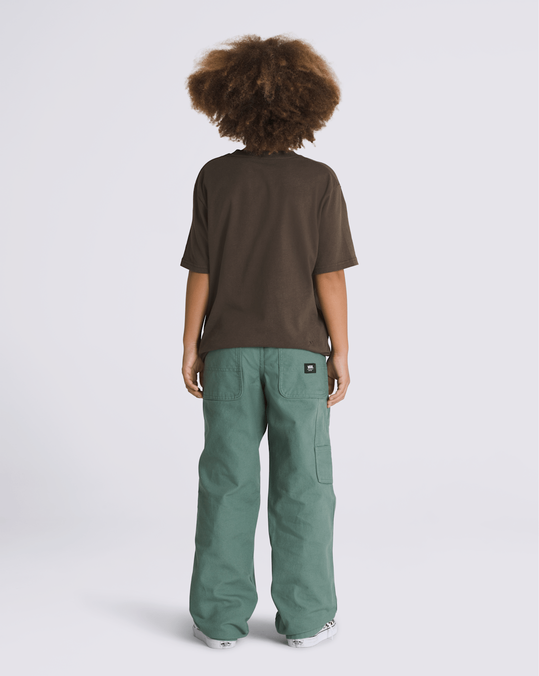 Vans Kids Drill Chore Carpenter Pants in Dark Forest Green