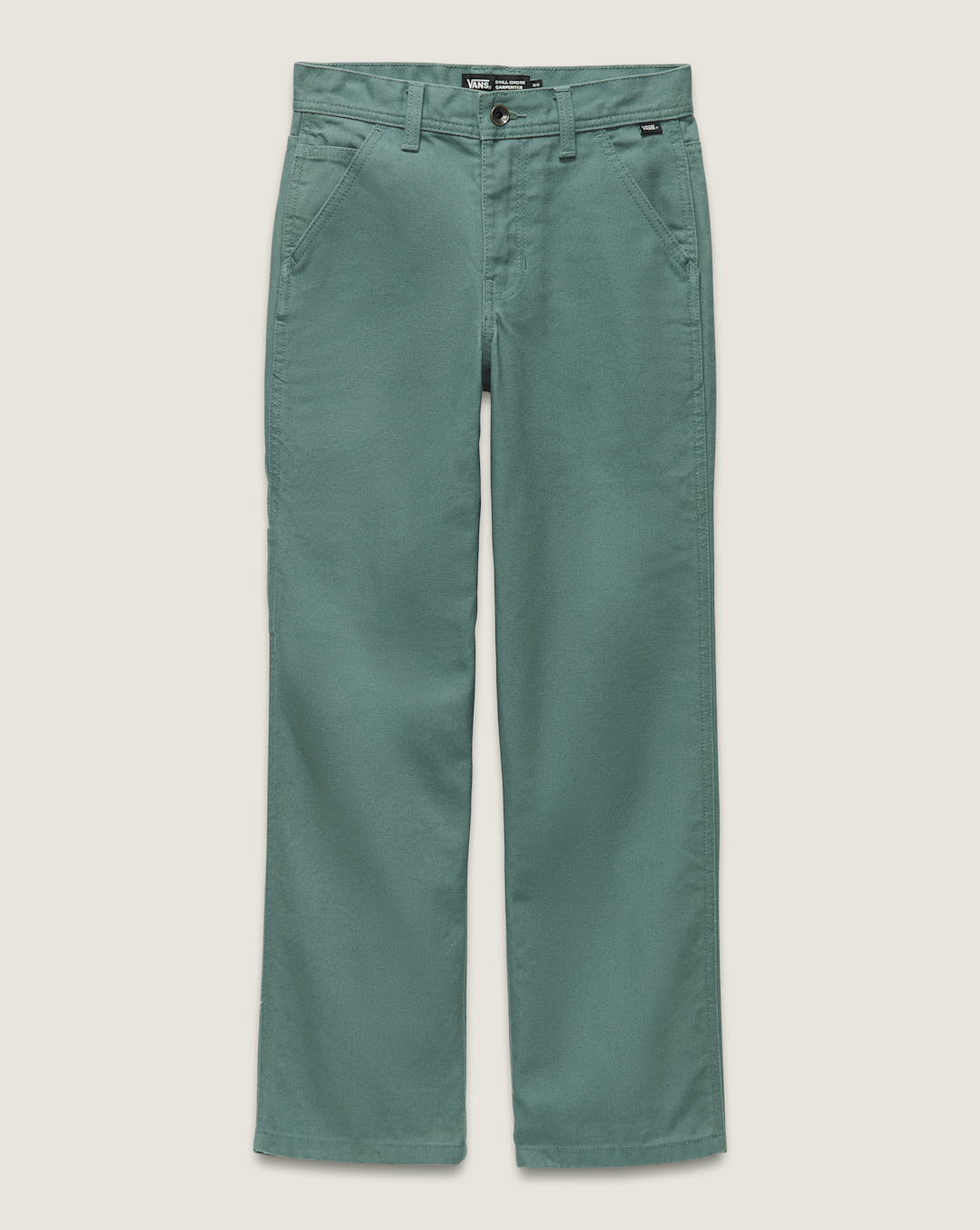 Vans Kids Drill Chore Carpenter Pants in Dark Forest Green