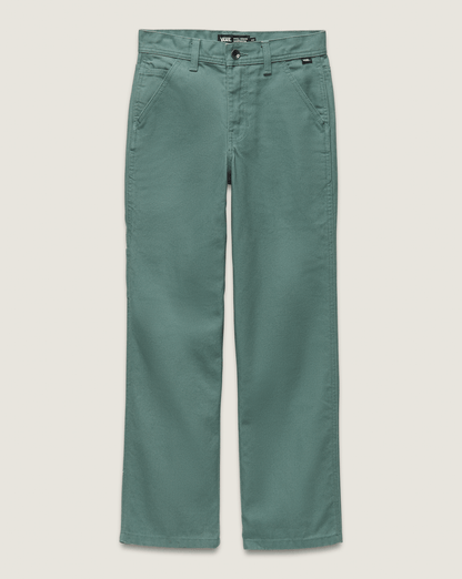 Vans Kids Drill Chore Carpenter Pants in Dark Forest Green