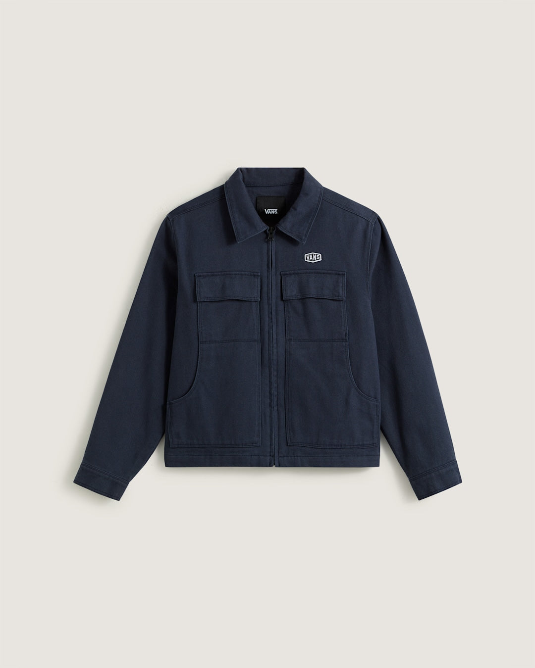 Vans Kids Mcavoy Zip Station Jacket in Parisian Night Blue