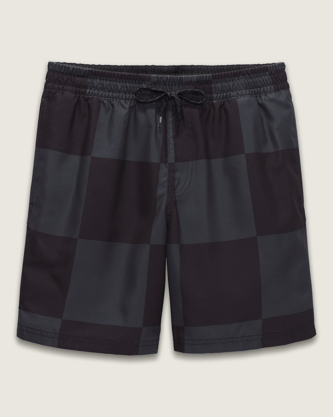 Vans Kids Primary Checkerboard Shorts in Checkerboard Black / Grey