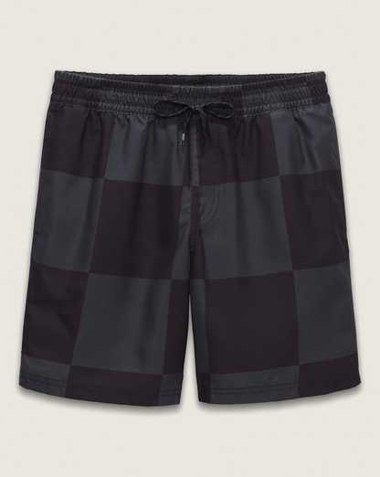 Vans Kids Primary Checkerboard Shorts in Checkerboard Black / Grey
