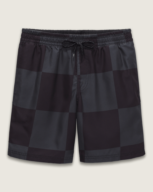Vans Kids Primary Checkerboard Shorts in Checkerboard Black / Grey