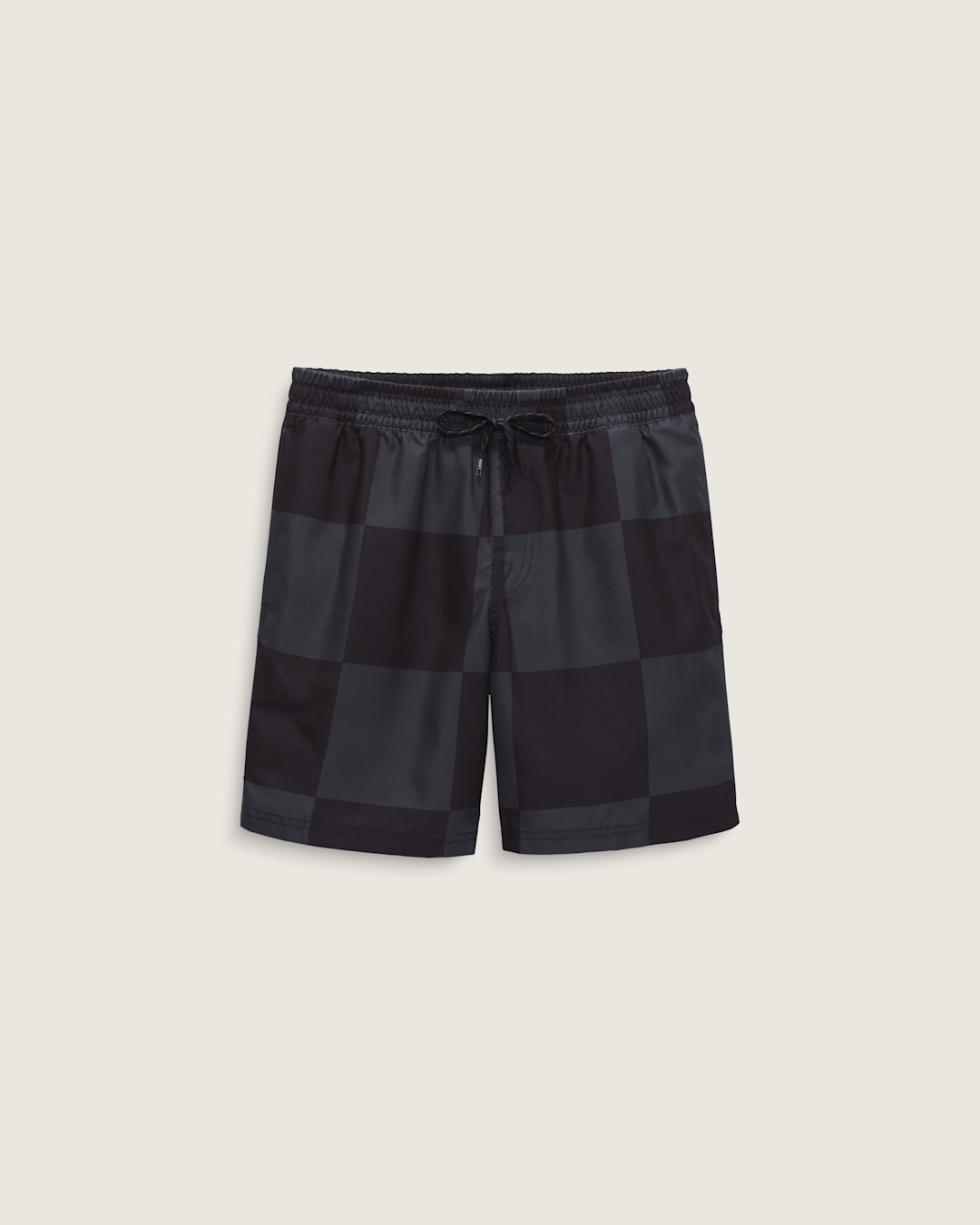 Vans Kids Primary Checkerboard Shorts in Checkerboard Black / Grey