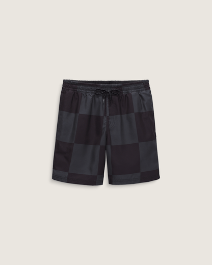Vans Kids Primary Checkerboard Shorts in Checkerboard Black / Grey