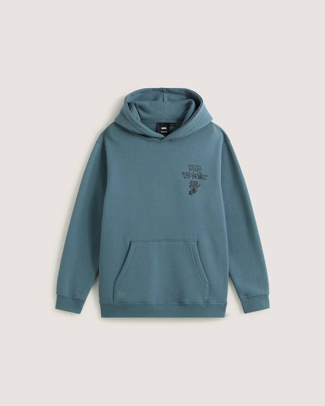 Vans Kids Let Loose Pullover Hoodie in Stormy Weather Black