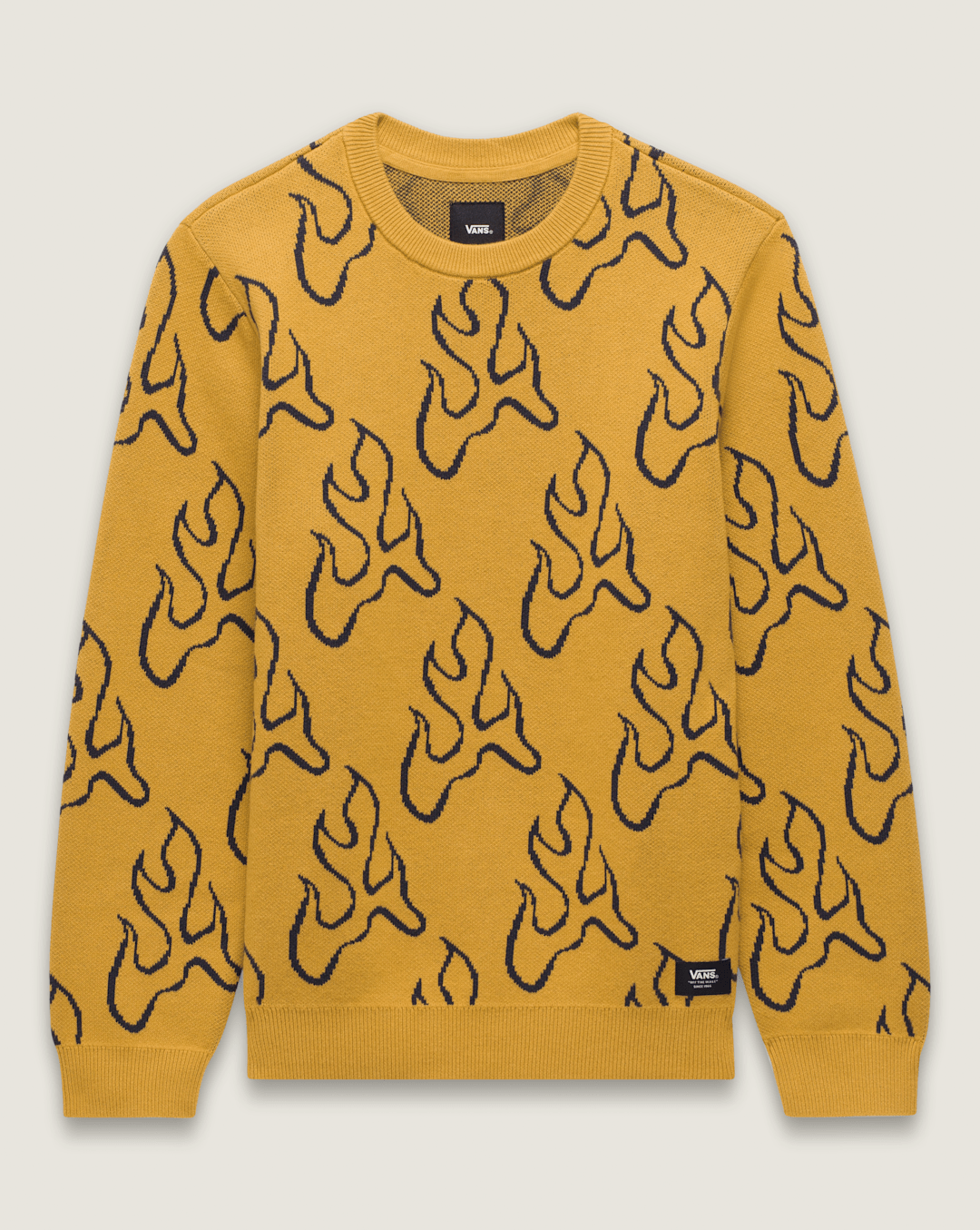 Vans Kids Blaze Crew Sweater in Harvest Gold Yellow