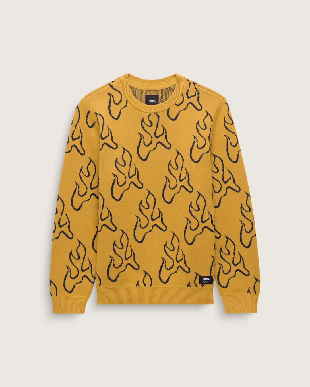 Vans Kids Blaze Crew Sweater in Harvest Gold Yellow