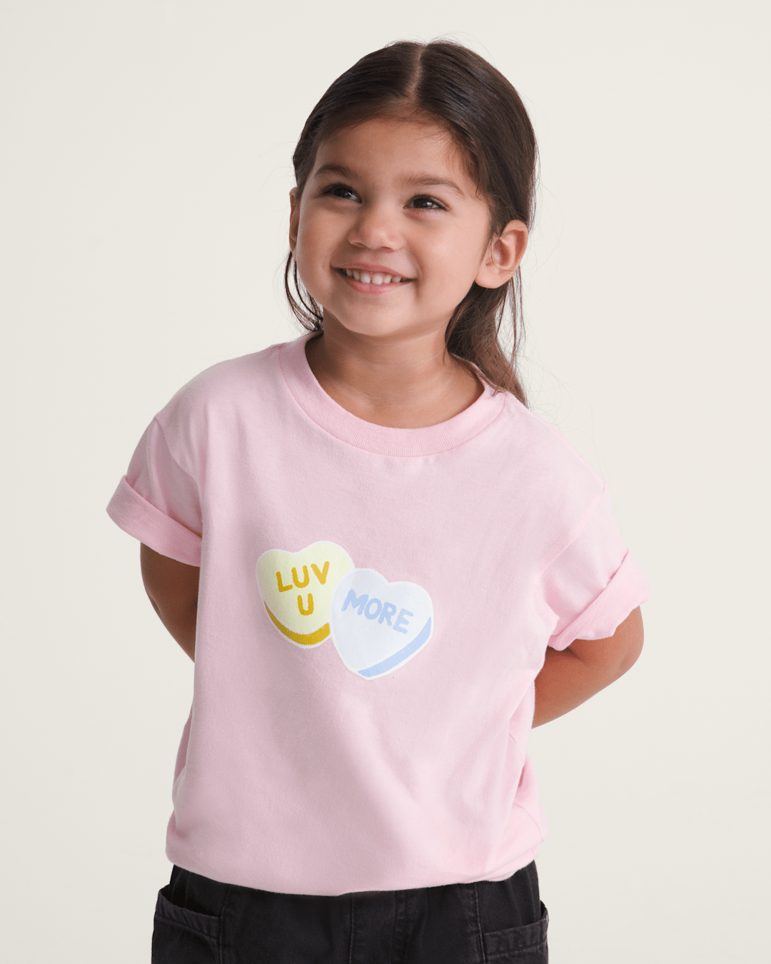 Vans Little Kids Candy Sweetheart T-Shirt in Pink