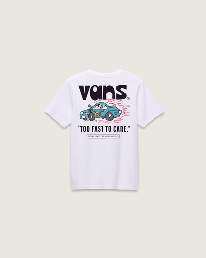 Vans Little Kids Too Fast T-Shirt in White