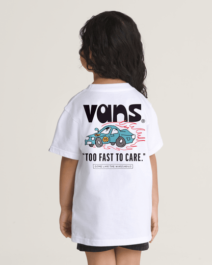 Vans Little Kids Too Fast T-Shirt in White
