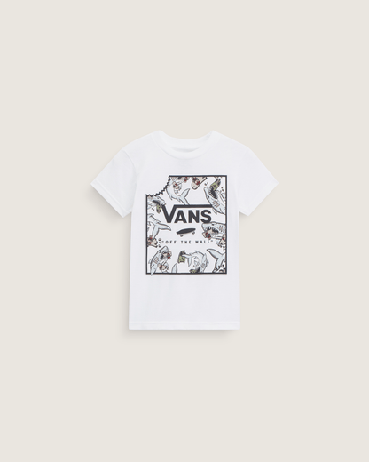 Vans Kids Little Kids Shark Bite T-Shirt in White