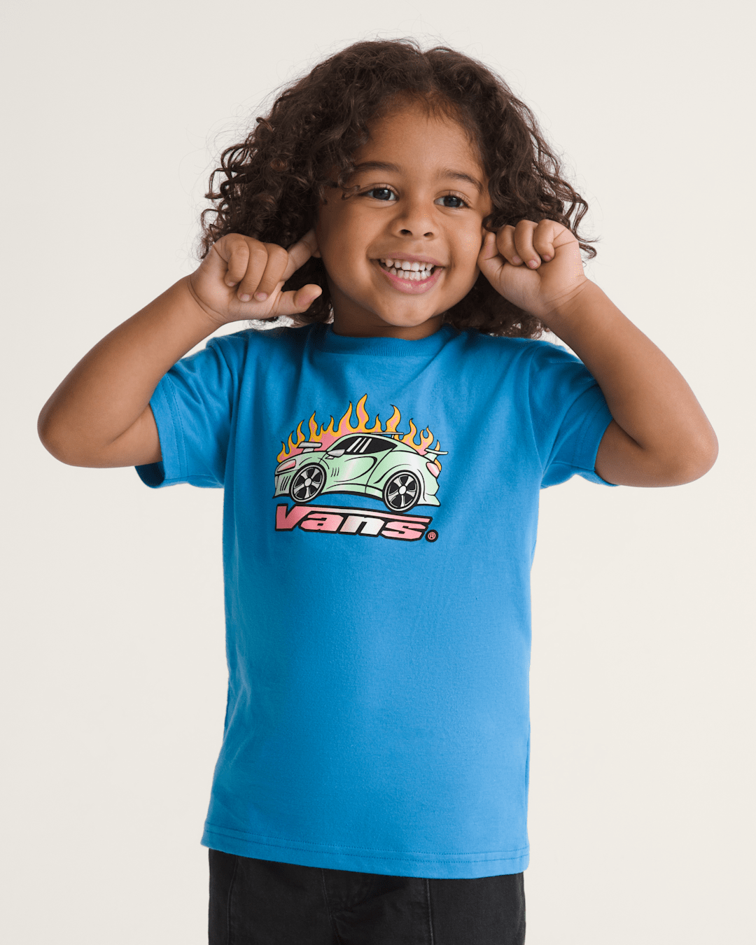 Vans Little Kids Formula V66 T-Shirt in Bright Azure Blue