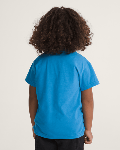 Vans Little Kids Formula V66 T-Shirt in Bright Azure Blue