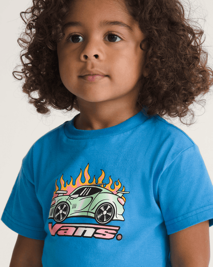 Vans Little Kids Formula V66 T-Shirt in Bright Azure Blue