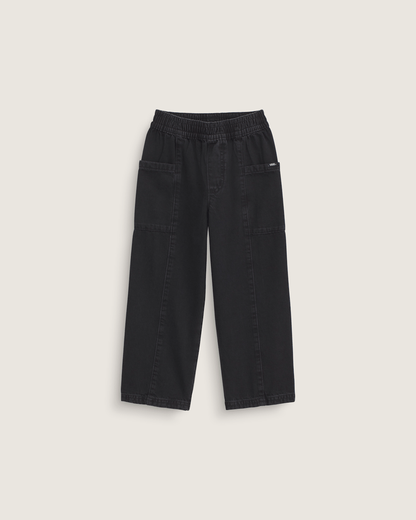 Vans Little Kids Naithin Denim Pants in Black