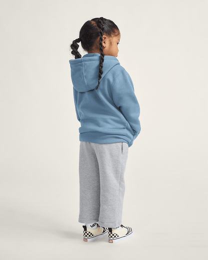 Vans Little Kids Vans Sk8 Pullover Hoodie in Stormy Weather Black