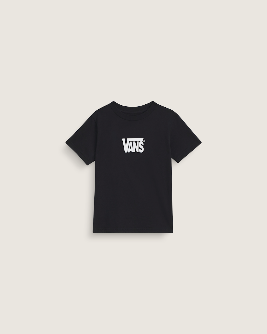 Vans Little Kids Stretch Logo T-Shirt in Black