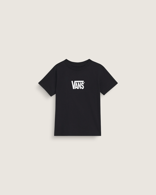 Vans Little Kids Stretch Logo T-Shirt in Black