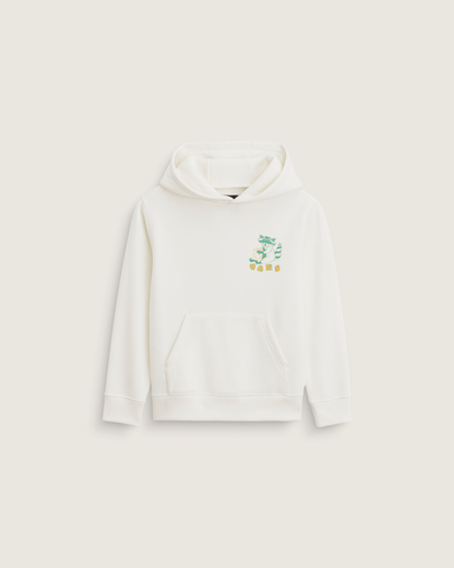 Vans Little Kids Lazy Daze Pullover Sweatshirt in Marshmallow White