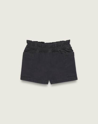 Vans Little Kids Joy Ruffled Shorts in Black