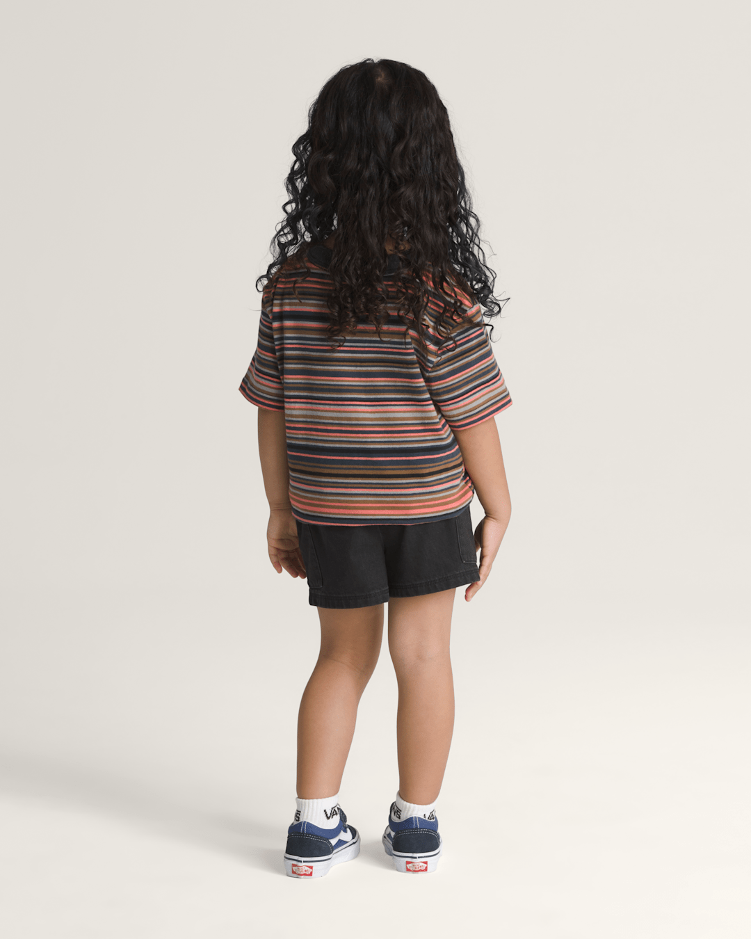 Vans Little Kids Joy Ruffled Shorts in Black