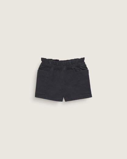 Vans Little Kids Joy Ruffled Shorts in Black