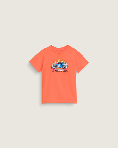 Vans Little Kids Formula V66 T-Shirt in Flame Red