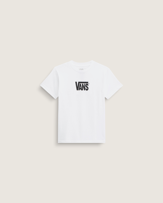 Vans Little Kids Stretch Logo T-Shirt in White
