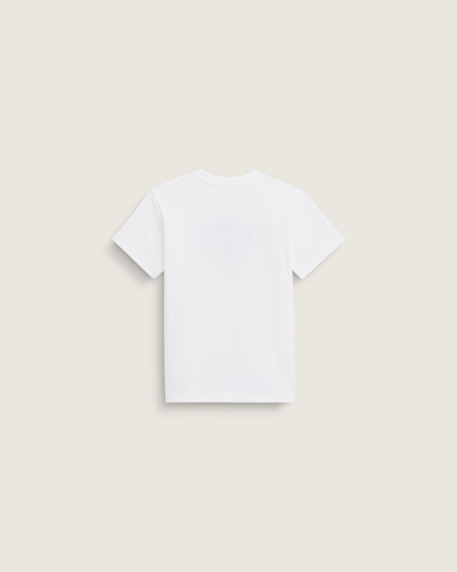 Vans Little Kids Stretch Logo T-Shirt in White