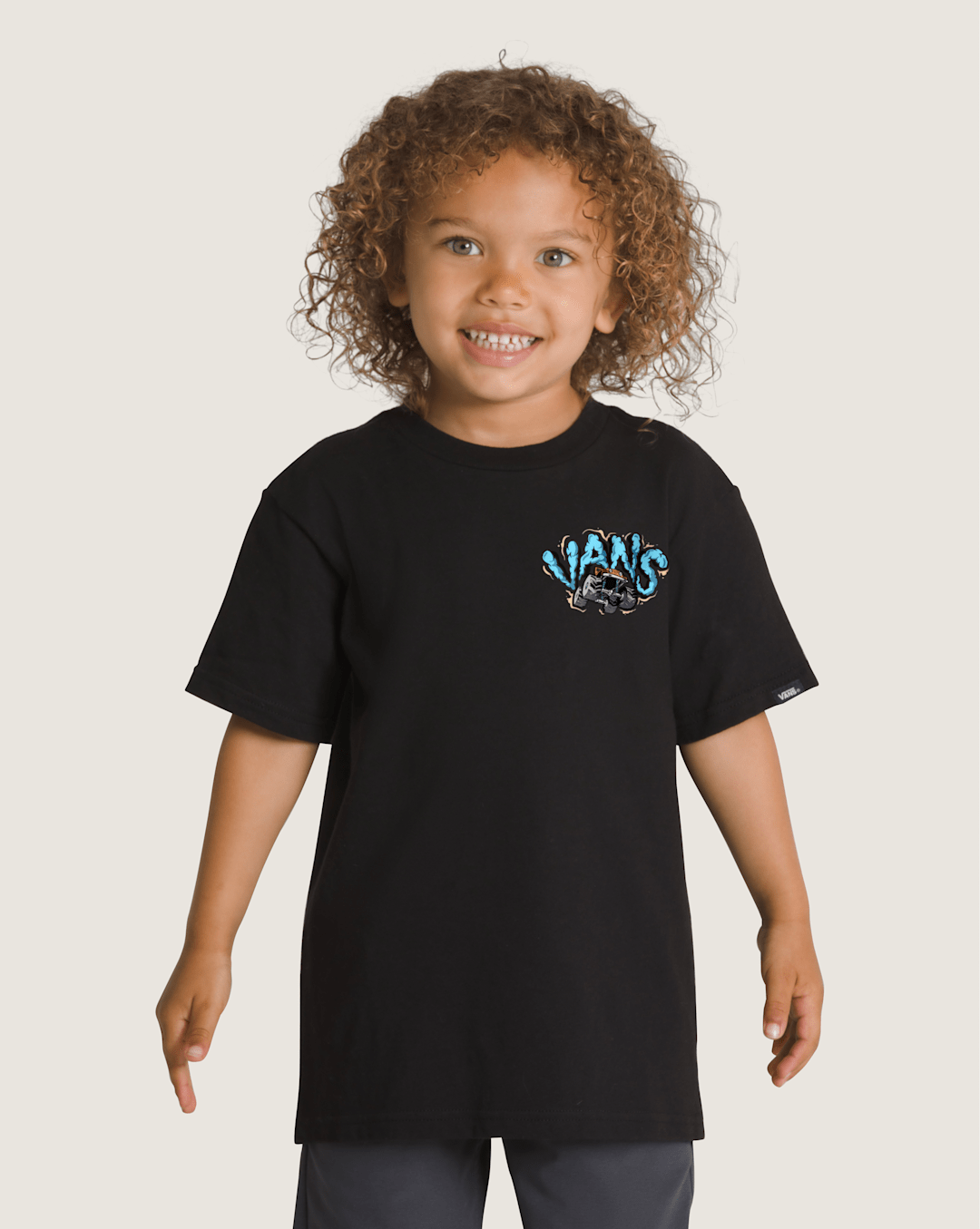 Vans Little Kids Monster Madness T-Shirt in Black