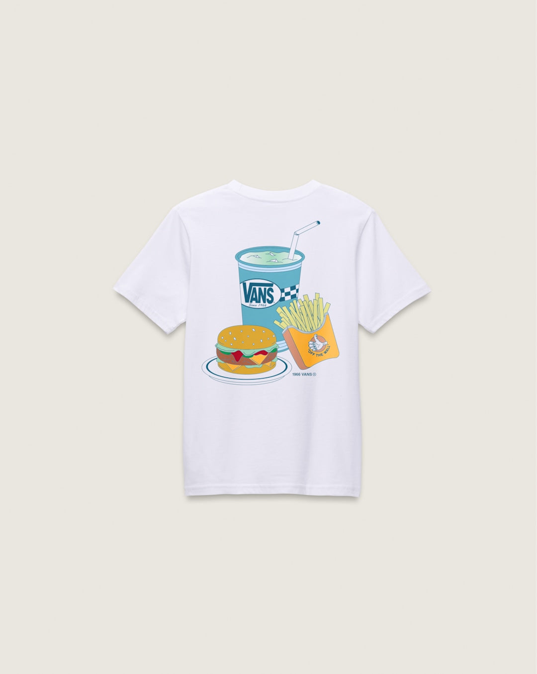 Vans Little Kids Mealin and Dealin T-Shirt in White