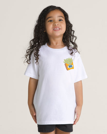Vans Little Kids Mealin and Dealin T-Shirt in White