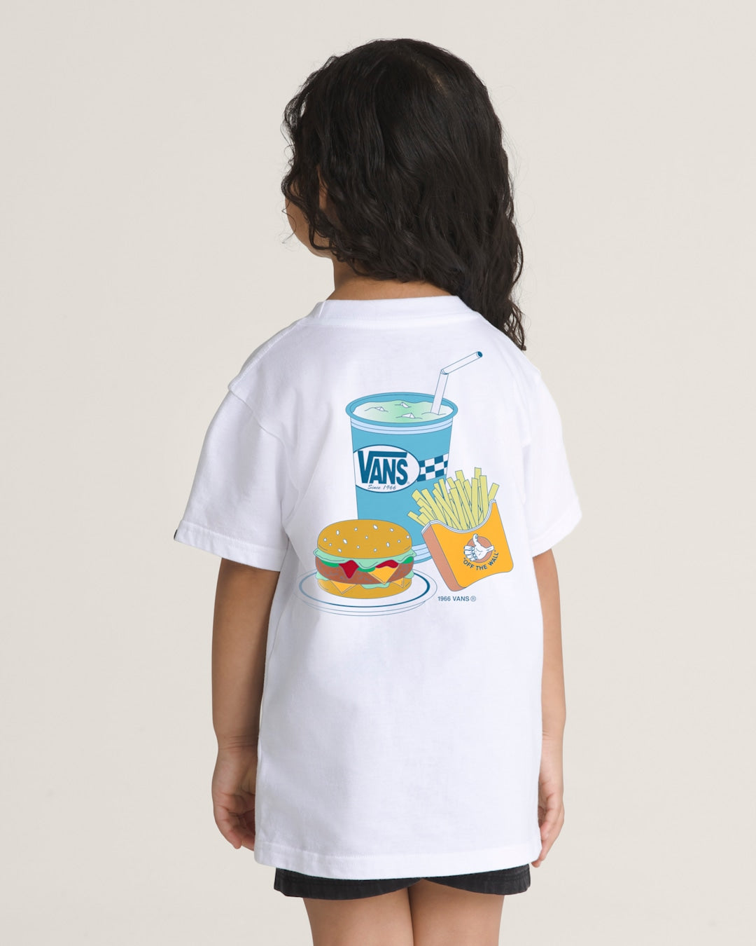 Vans Little Kids Mealin and Dealin T-Shirt in White