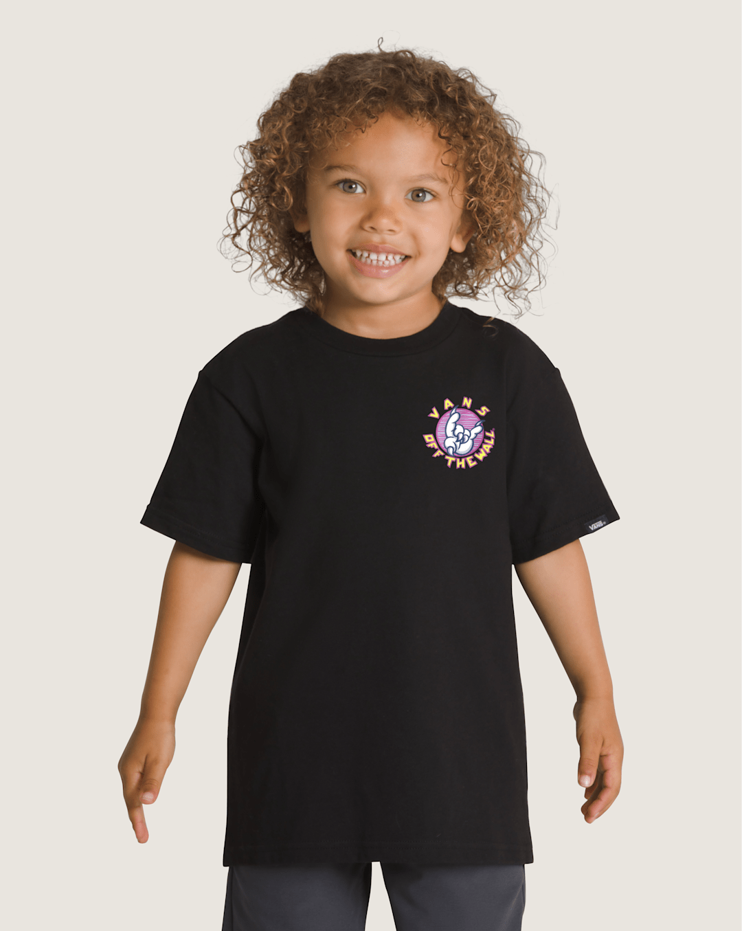 Vans Little Kids Yeti Jam T-Shirt in Black