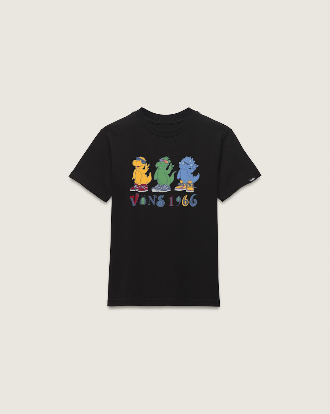 Vans Little Kids Dino Bros T-Shirt in Black