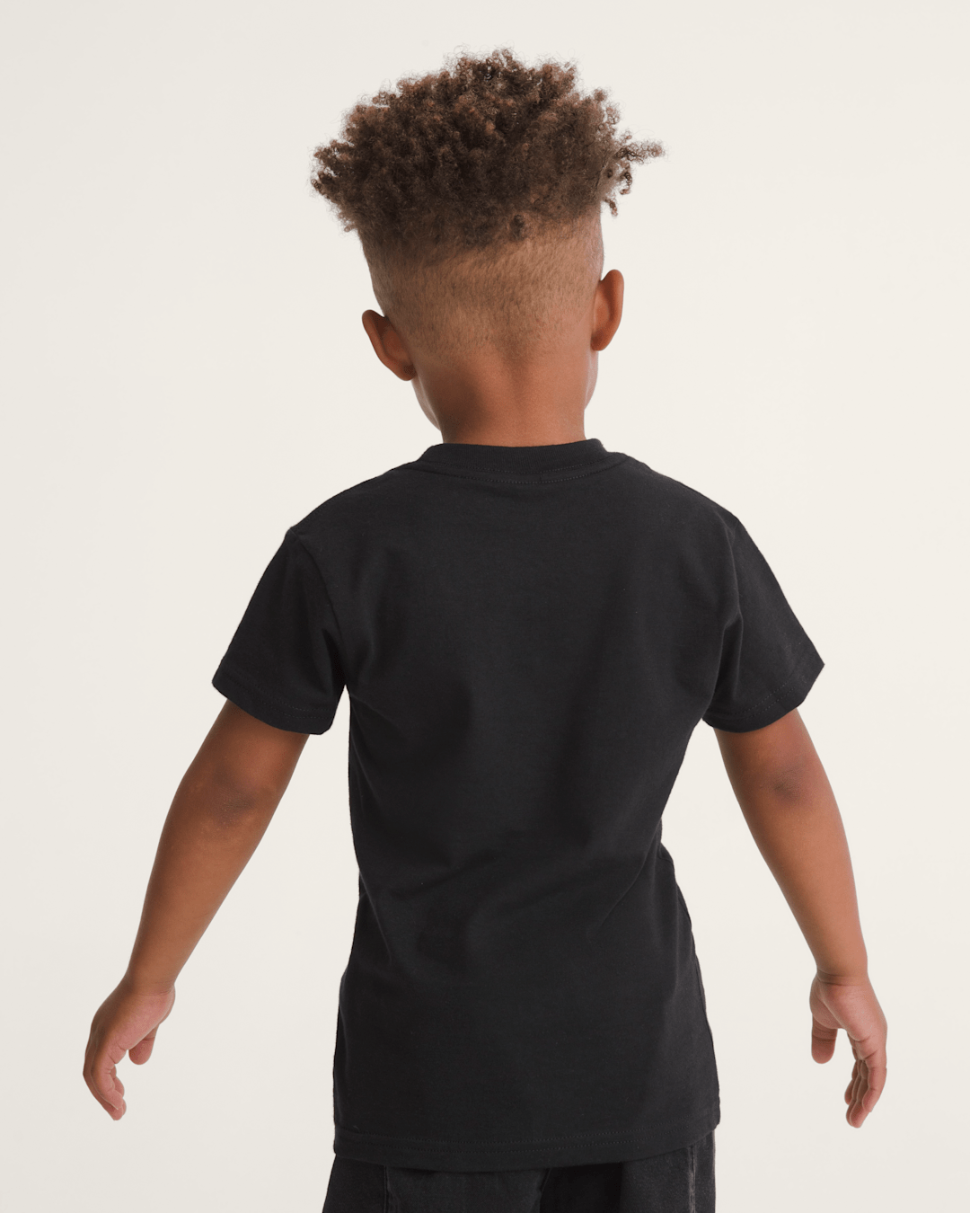 Vans Little Kids House Of Waffles T-Shirt in Black